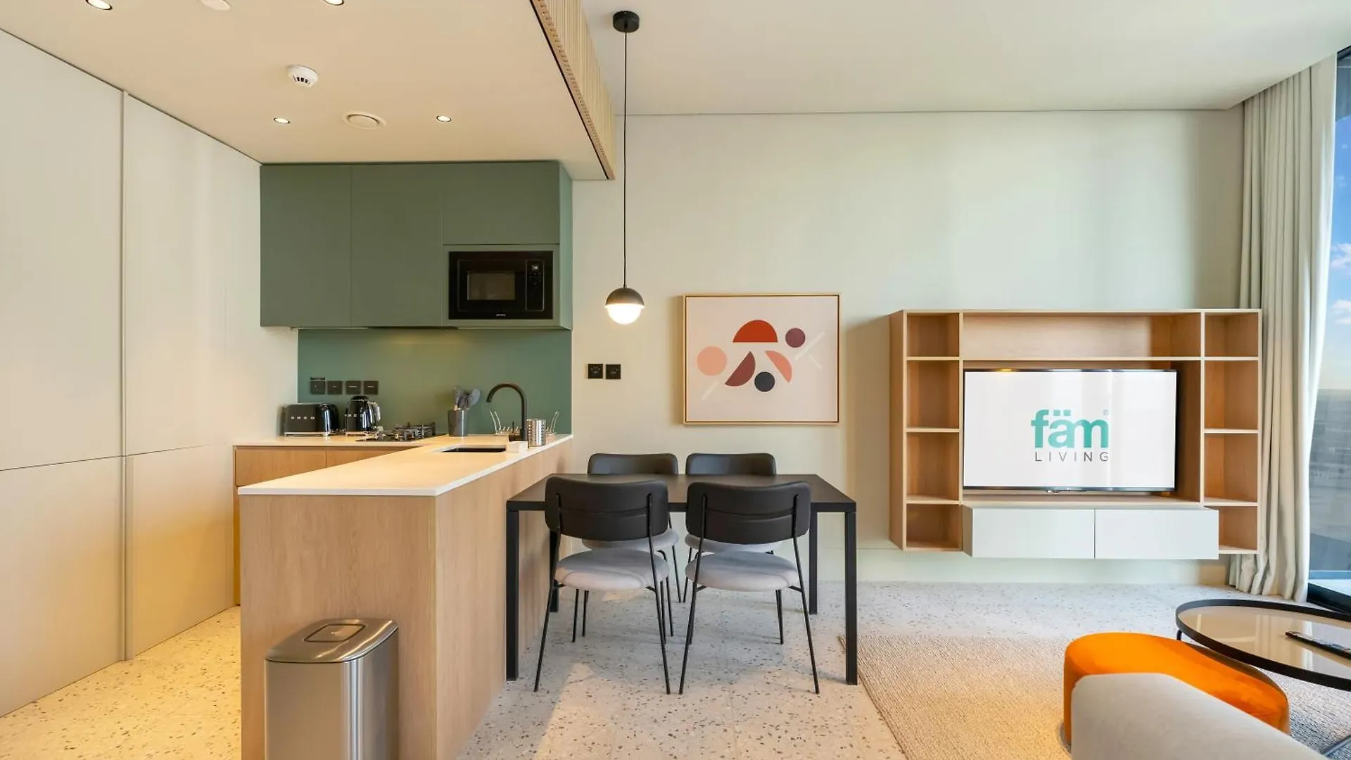 두바이 Fam Living - Upside Living - Wfh Friendly-Business Bay 아파트 0*,  아랍에미리트