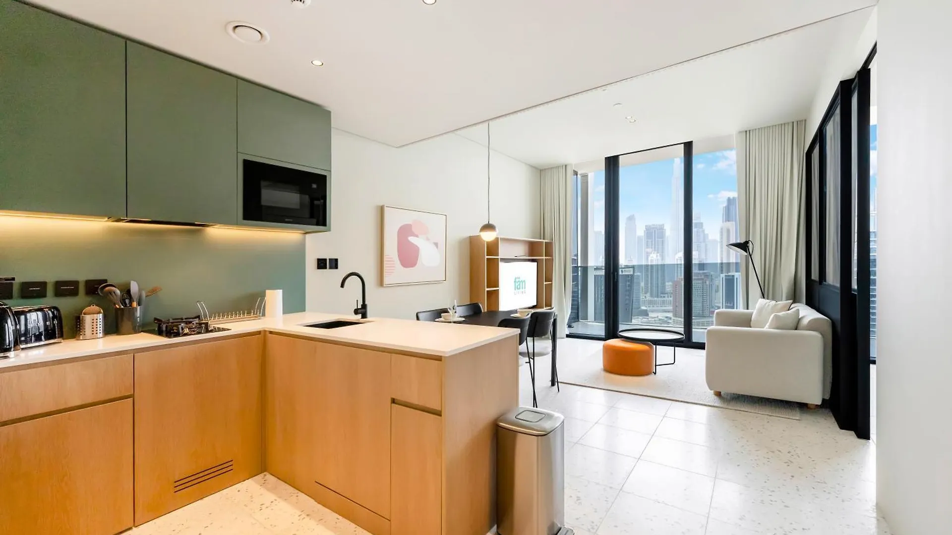 두바이 Fam Living - Upside Living - Wfh Friendly-Business Bay 아파트 아랍에미리트